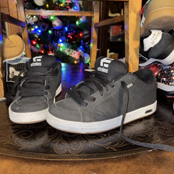 Etnies Skateboard Shoes Kingpin Black/White/Gum Mens 6 - Women’s 7.5 Classic main image 10